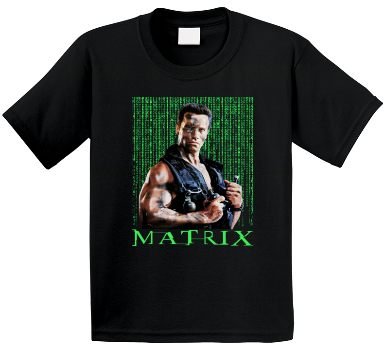 John Matrix Commando Parody Mash Up Funny Fan T Shirt