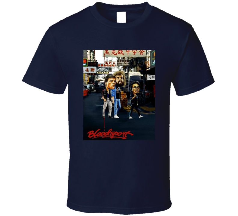 Bloodsport Caricatures Movie Fan T Shirt