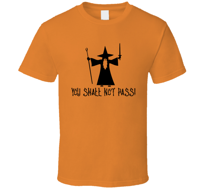 You Shall Not Pass Gandolf Harry Potter Movie Fan T Shirt