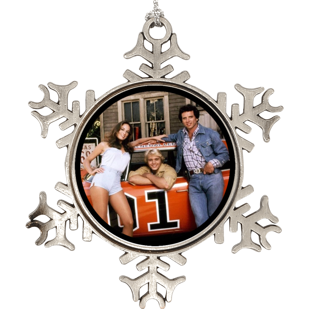 Dukes Of Hazzard Bo Luke Daisy Tv 80s Fan Christmas Holiday Ornament