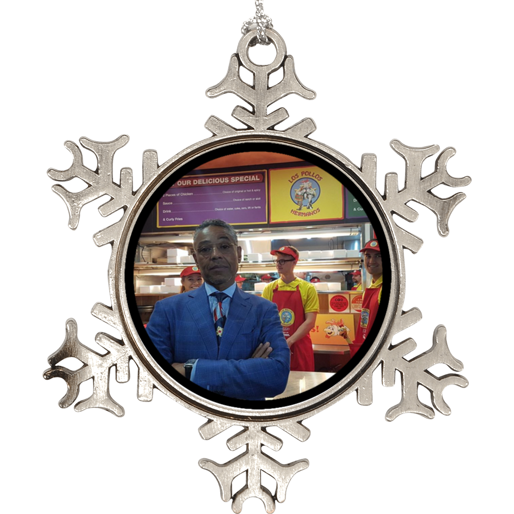 Gus Los Pollos Hermanos Breaking Bad Better Call Saul Parody Fan Christmas Holiday Ornament