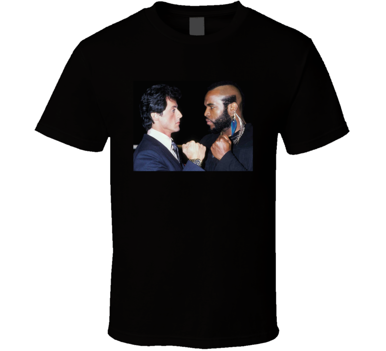 Stallone Mr T Rocky 3 Boxing Movie Fan T Shirt