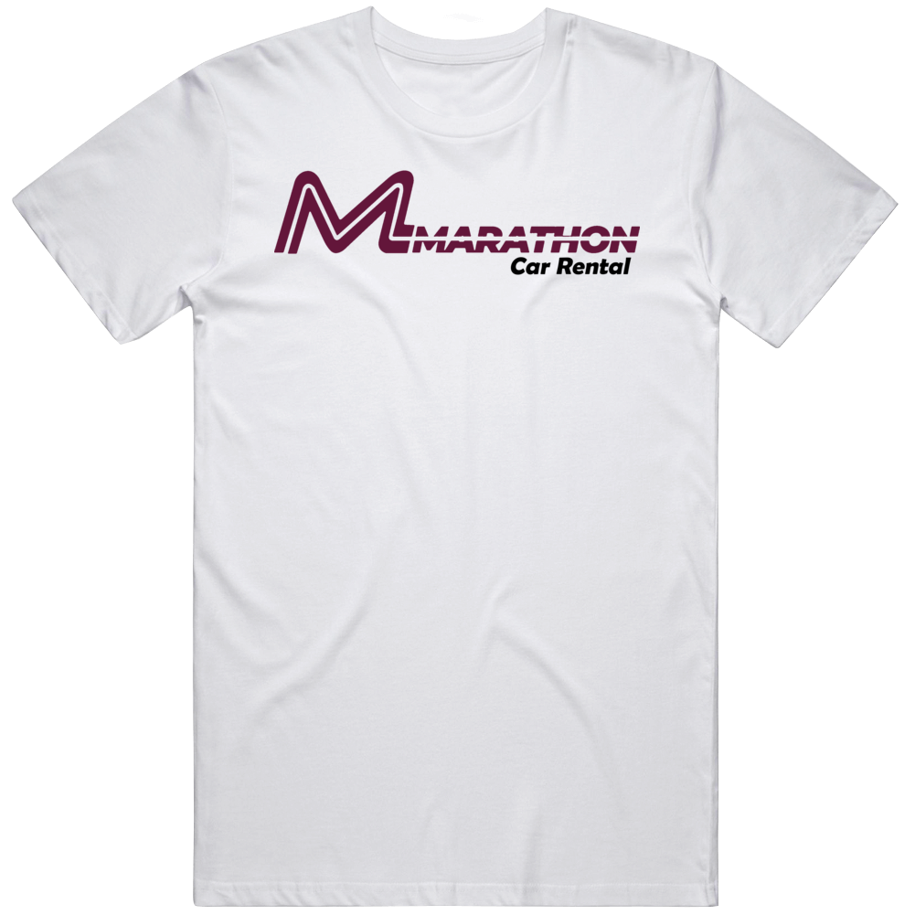 Marathon Car Rental Planes Trains Automobiles Funny Movie Fan T Shirt