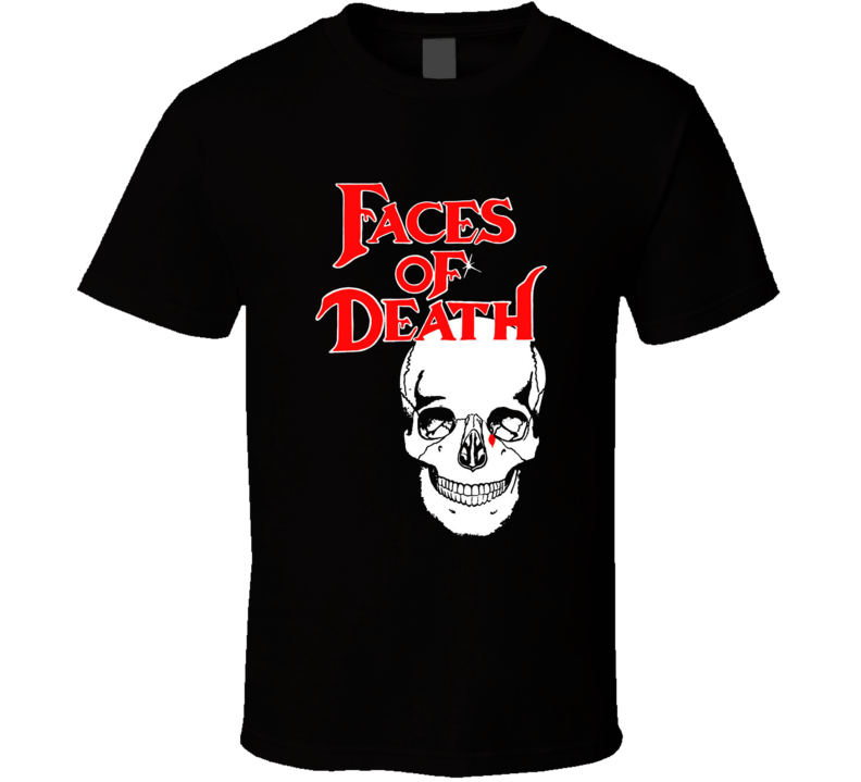 Faces Of Death 70s Mondo Horror Movie T Shirt