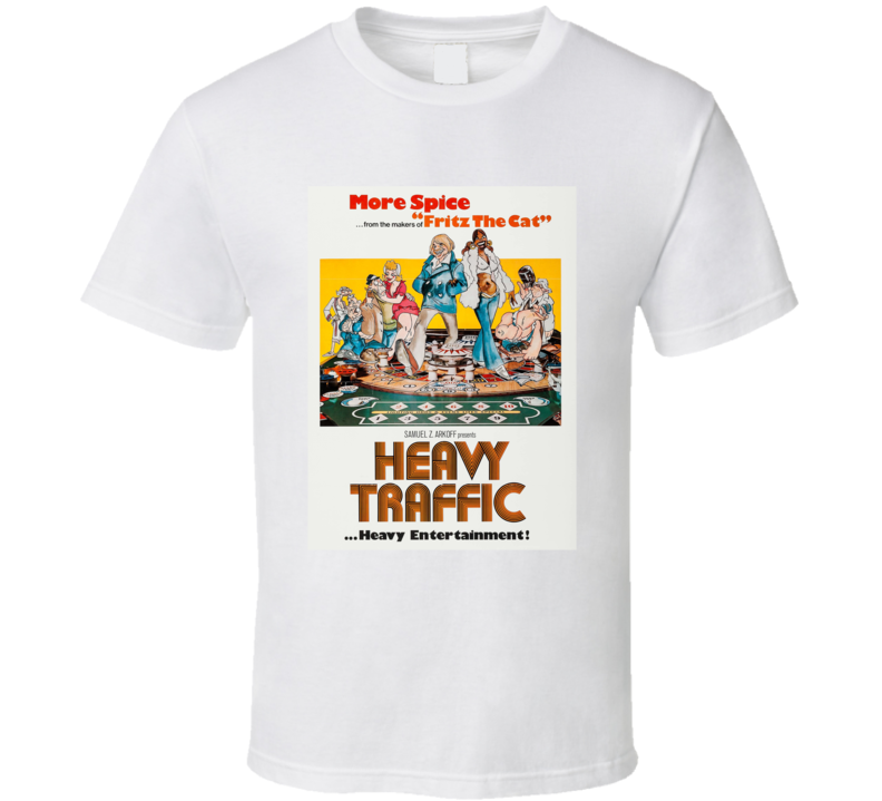 Heavy Traffic 1973 Adult Animated Drama Movie T Shirt