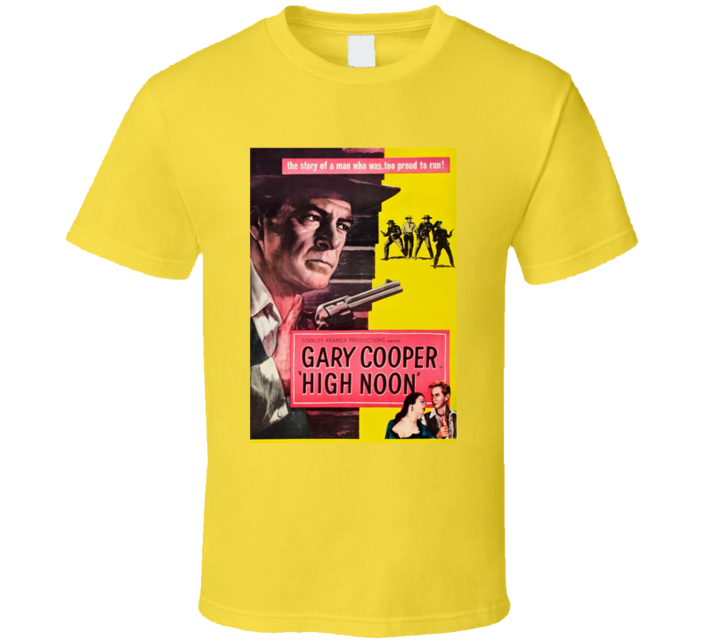 High Noon 50s Western Movie Fan T Shirt