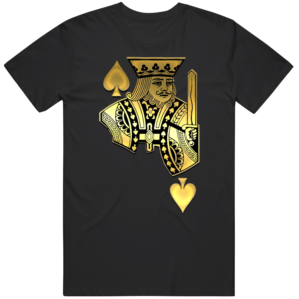King Deck Of Cards Poker Gambling Vegas Fan T Shirt