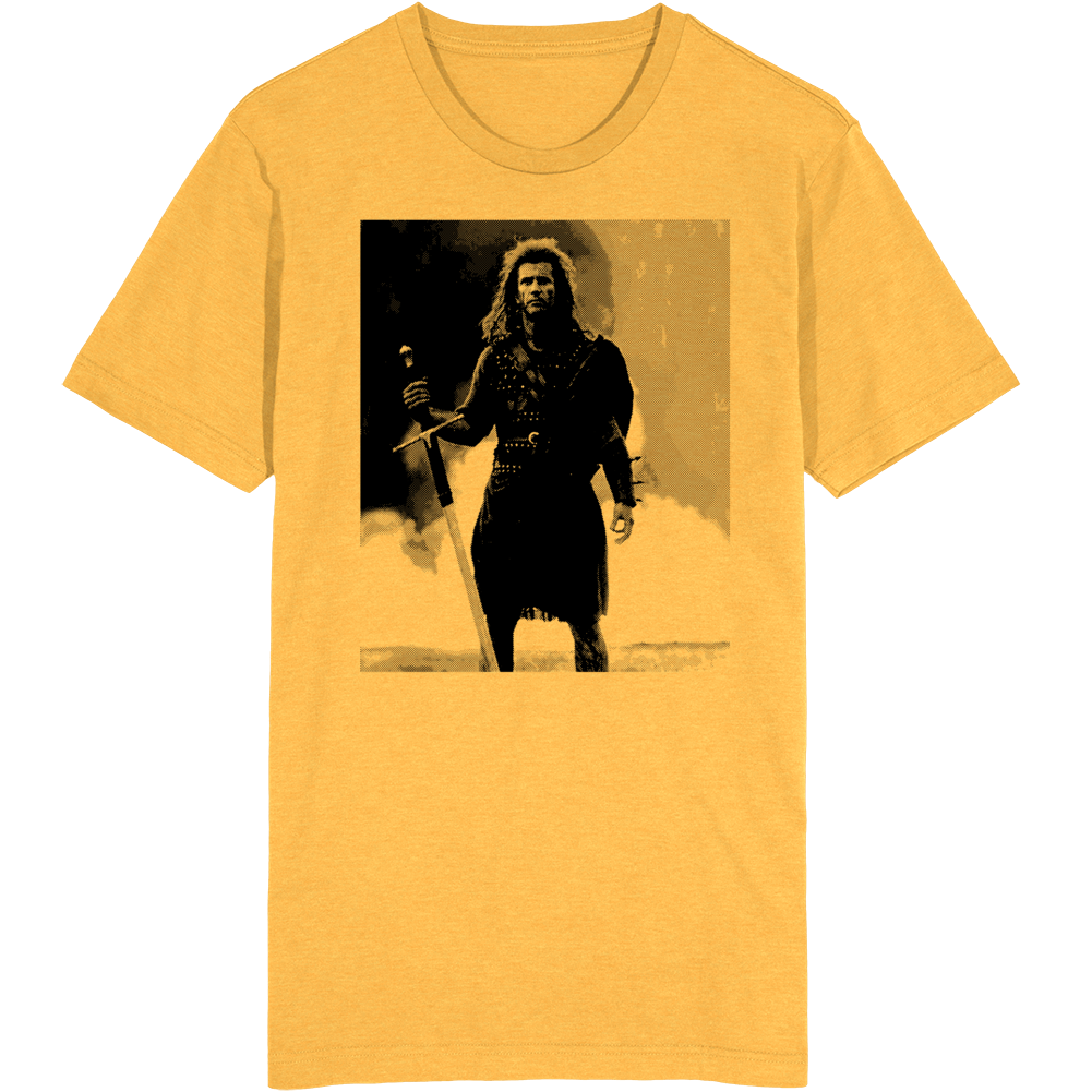 Mel Gibson Braveheart Movie Fan T Shirt