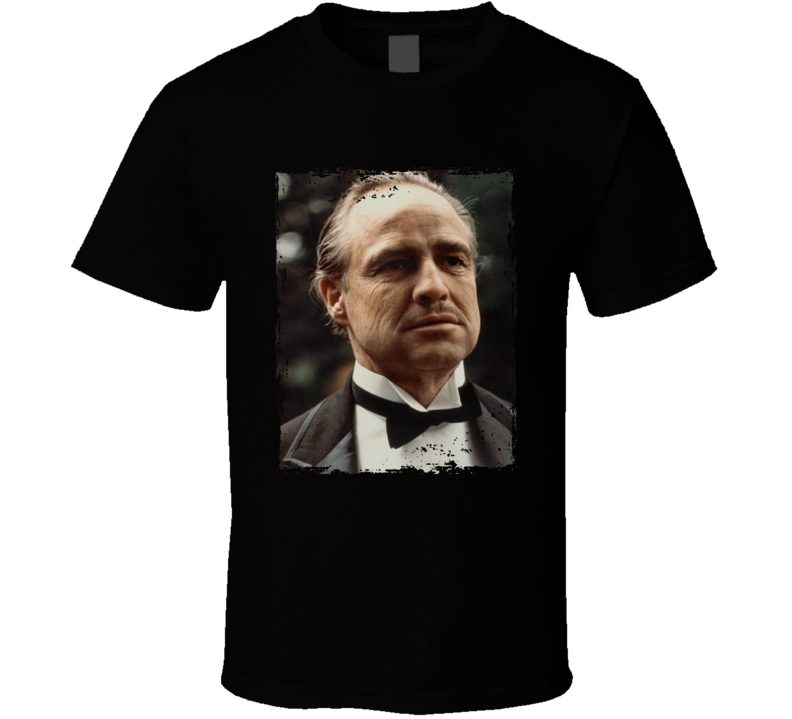 Don Corleone Marlon Brando Godfather Movie Fan T Shirt