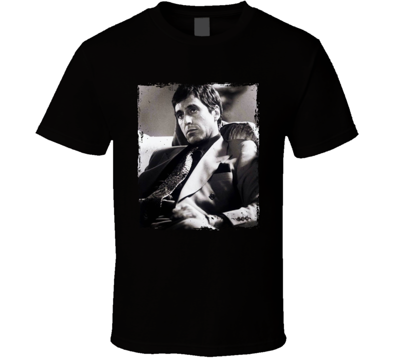 Scarface Al Pacino Tony Montana Crime Drama Movie Fan T Shirt