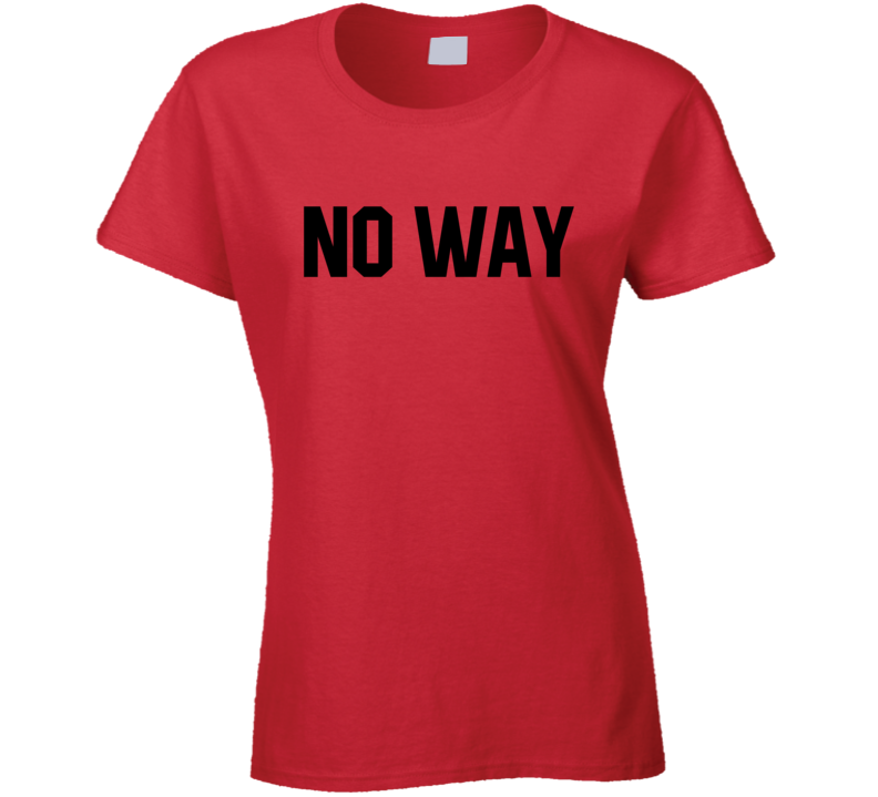 No Way Janet Three's Company Tv Show Fan Womens Ladies T Shirt