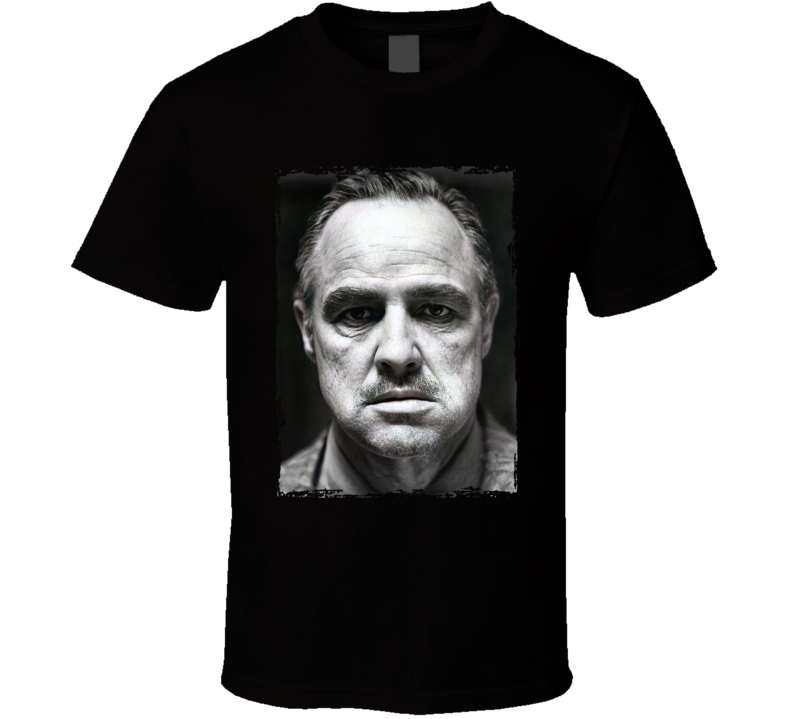 Vito Corleone Marlon Brando Godfather Fan T Shirt