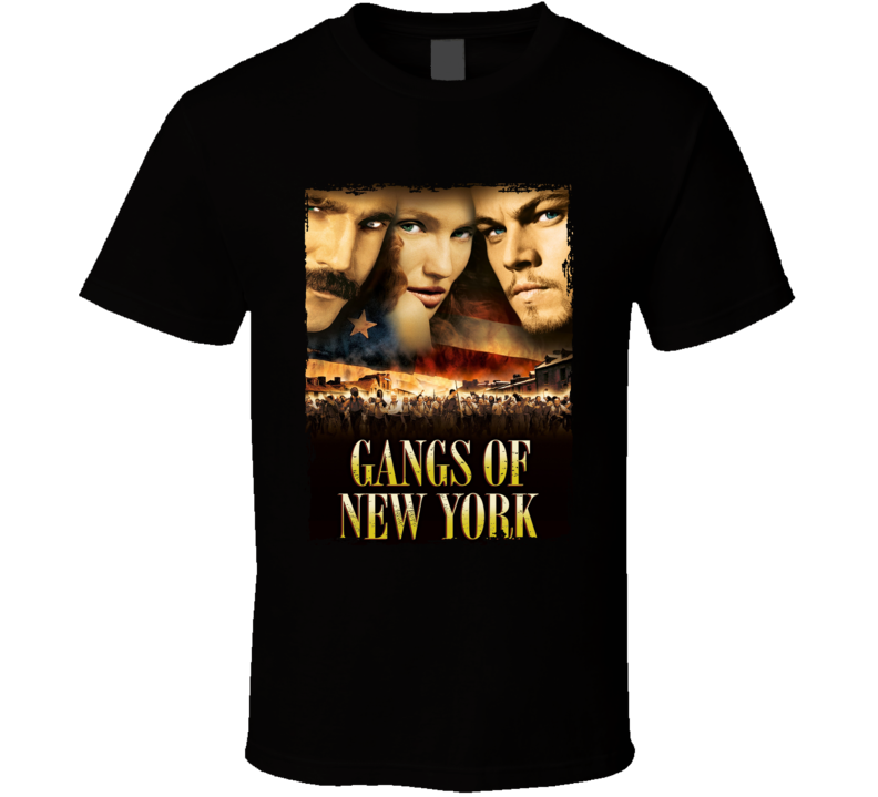 Gangs Of New York Di Caprio Lewis Diaz Movie Fan T Shirt