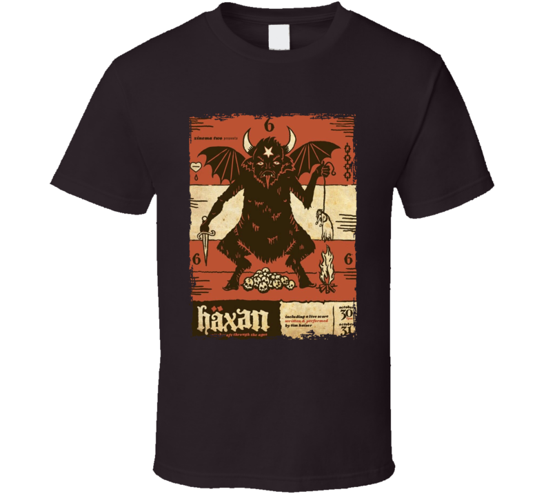 Haxan 1920s Silent Horror Film Classic T Shirt