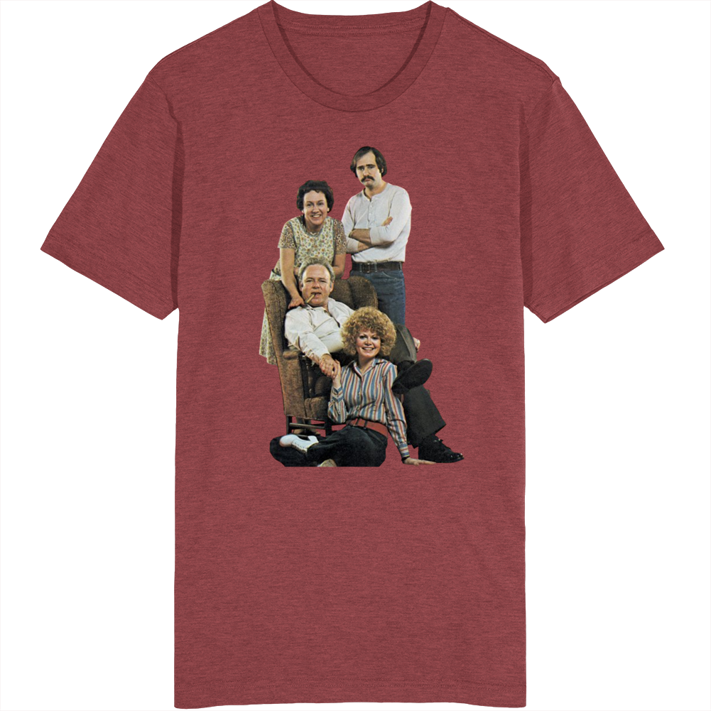 Archie Bunker All In The Family Tv Show Fan 70s T Shirt