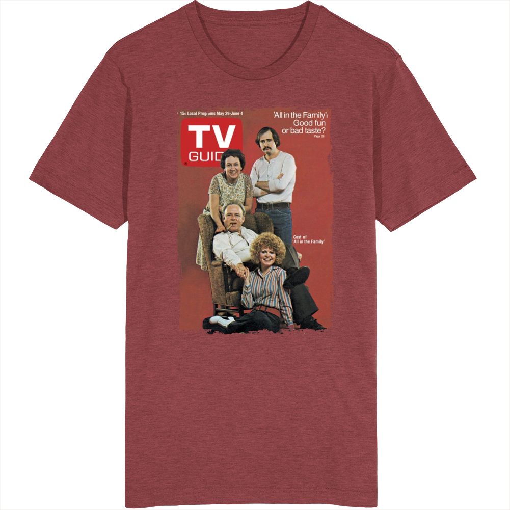Archie Bunker All In The Family Tv Fan 70s T Shirt