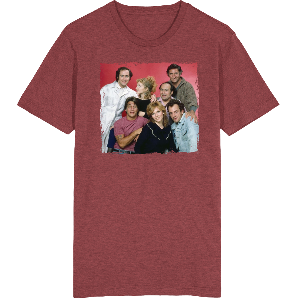 Taxi Cast Photo 70s 80s Tv Show Fan T Shirt