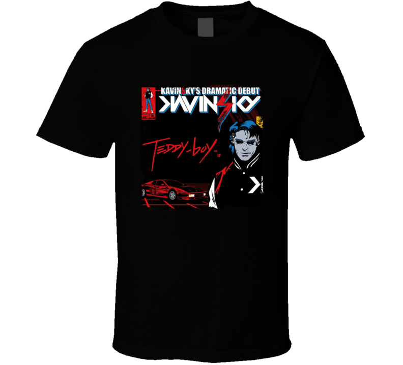 Teddy Boy Kavinsky's Dramatic Debut Album Cover T Shirt