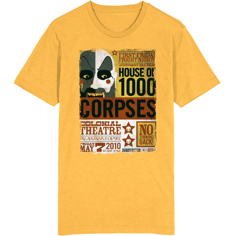 House Of 1000 Corpses Horror Movie Fan T Shirt