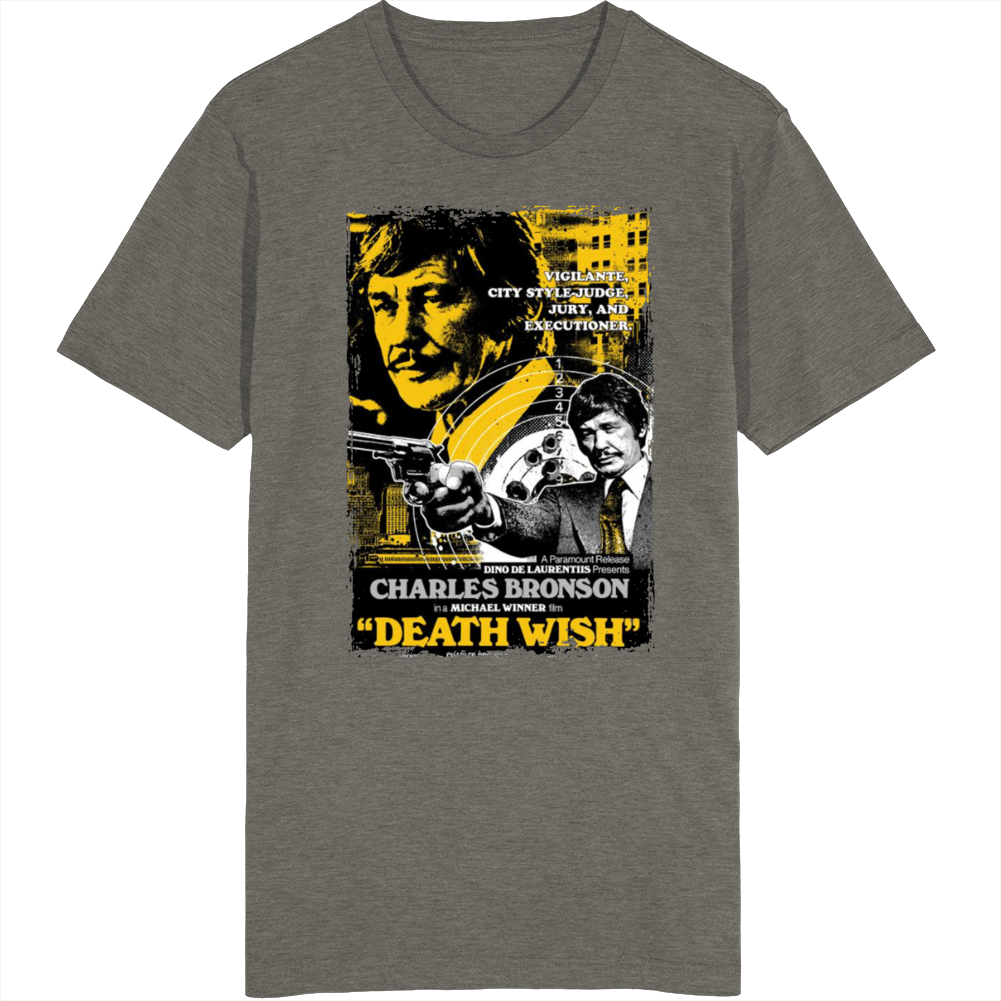 Death Wish Popular 70s Movie  Fan T Shirt