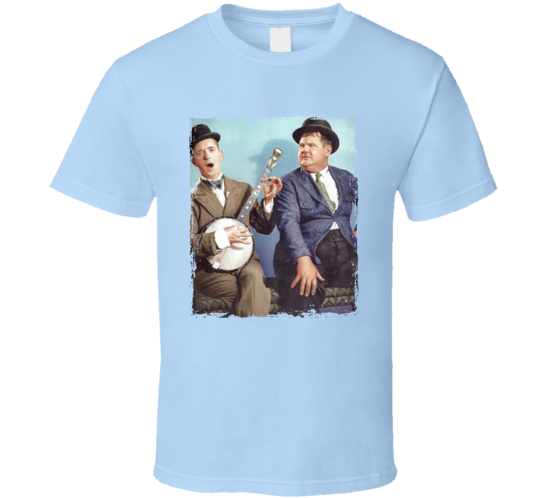 Laurel And Hardy Funny Comedic Duo Legends Fan T Shirt