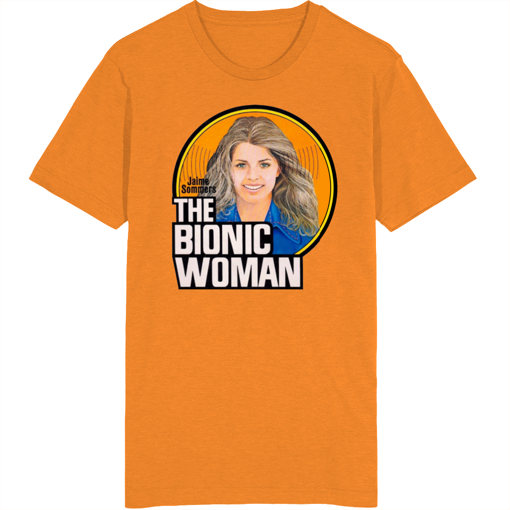 The Bionic Woman Lindsay Wagner 70s Tv Show Fan T Shirt