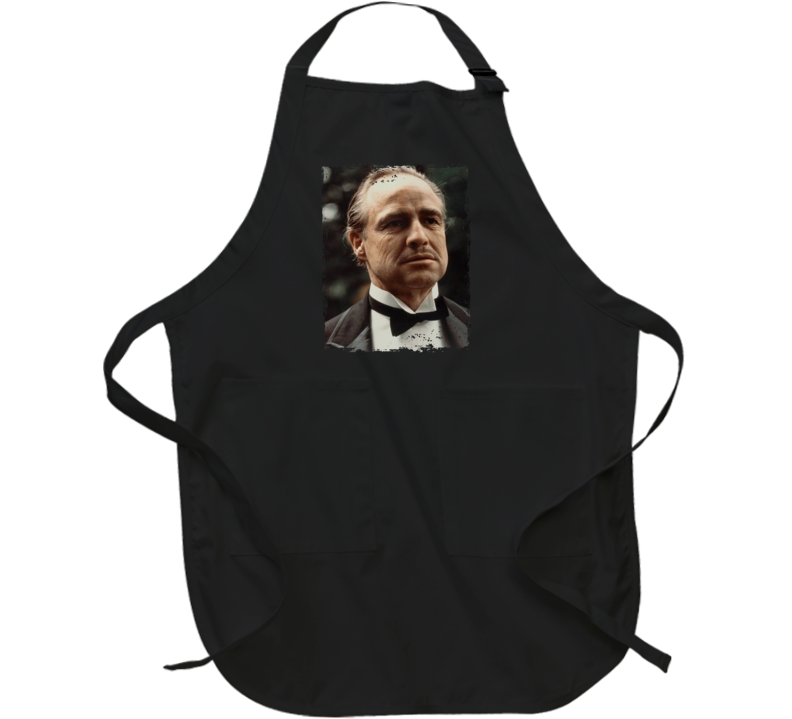 Don Corleone Marlon Brando Godfather Movie Fan Apron