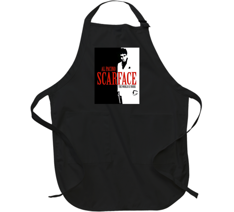 Scarface De Palma Movie Al Pacino Fan Apron