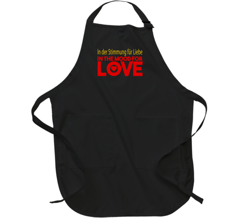 In The Mood For Love Germany German Language Quote Apron