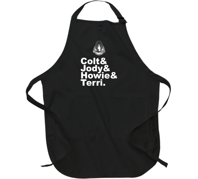 Colt And Jody And Howie And Terri Fall Guy 80s Tv Show Fan Apron