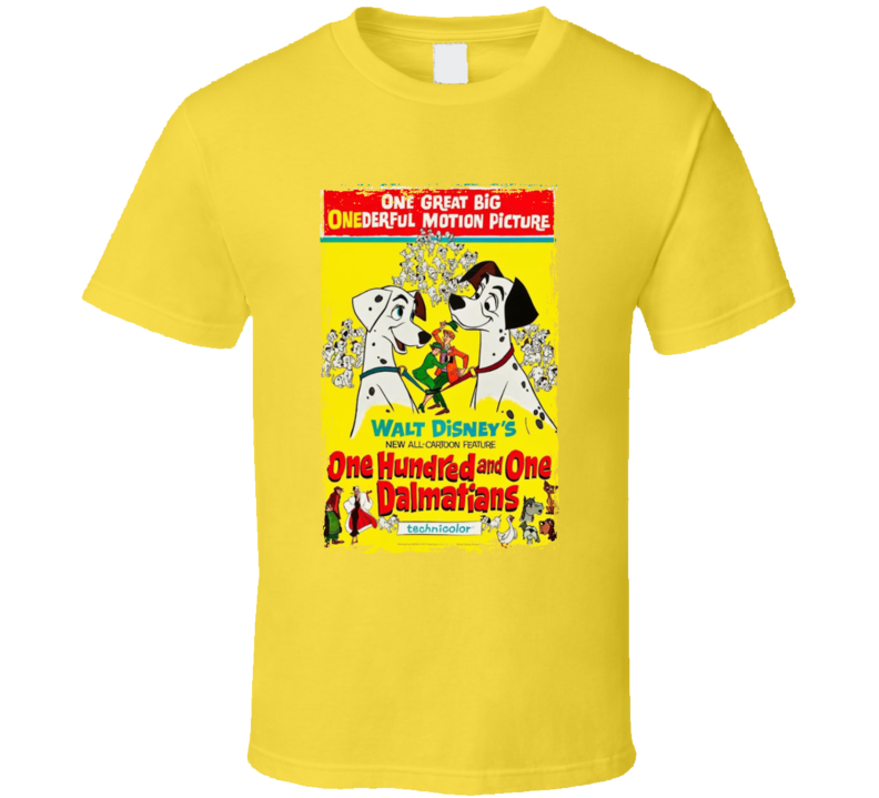 One Hundred And One Dalmatians Popular 1961 Movie Fan T Shirt