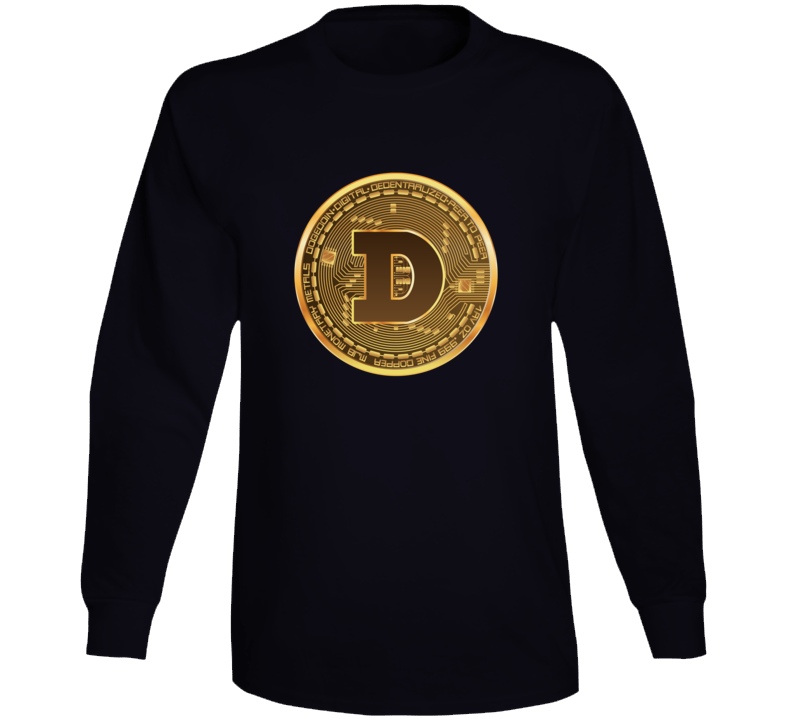 Dogecoin People's Cryptocurrency Money Trading Fan Long Sleeve T Shirt