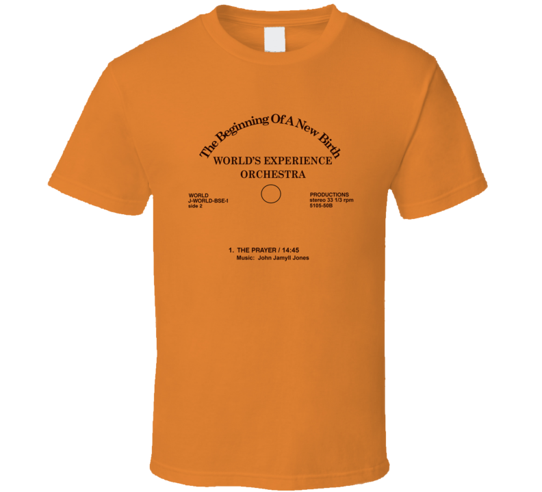 World's Experience Orchestra The Prayer Music Fan Album T Shirt