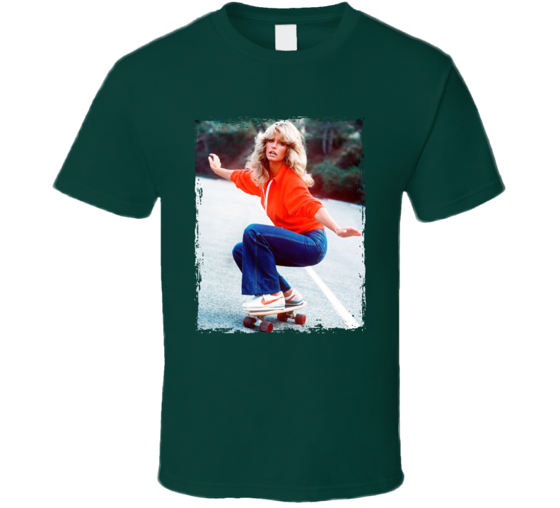 Charlie's Angel Rollerskating 70s Icon Pin Up Fan T Shirt