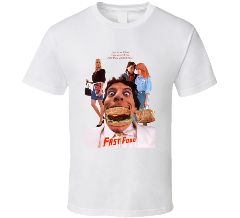 Fast Food 80s Comedy Movie T Shirt