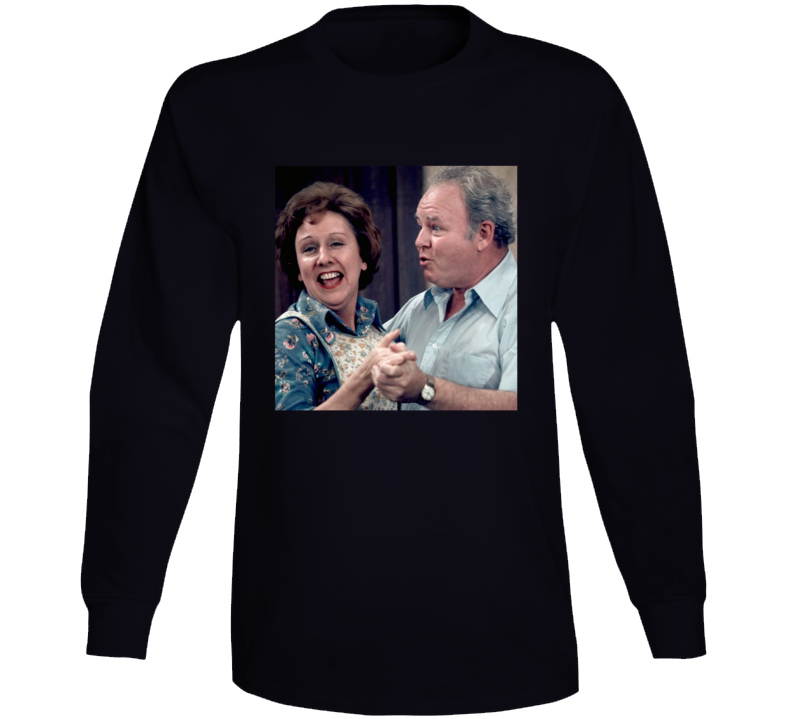 Archie And Edith All In The Family Funny Tv Fan Long Sleeve T Shirt