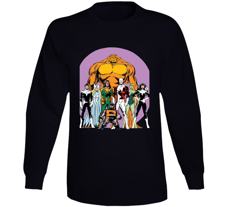 Alpha Flight Retro 80s 90s Comic Fan Long Sleeve T Shirt