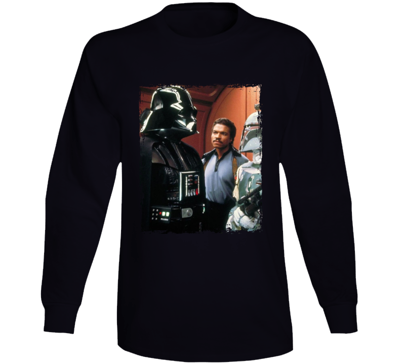 Lando Darth Vader Boba Fett Star Wars Movie Fan Long Sleeve T Shirt