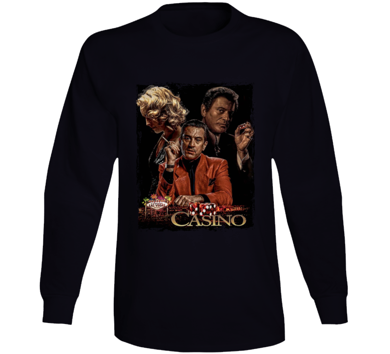 Casino De Niro Stone Pesci Mob Movie Fan Long Sleeve T Shirt