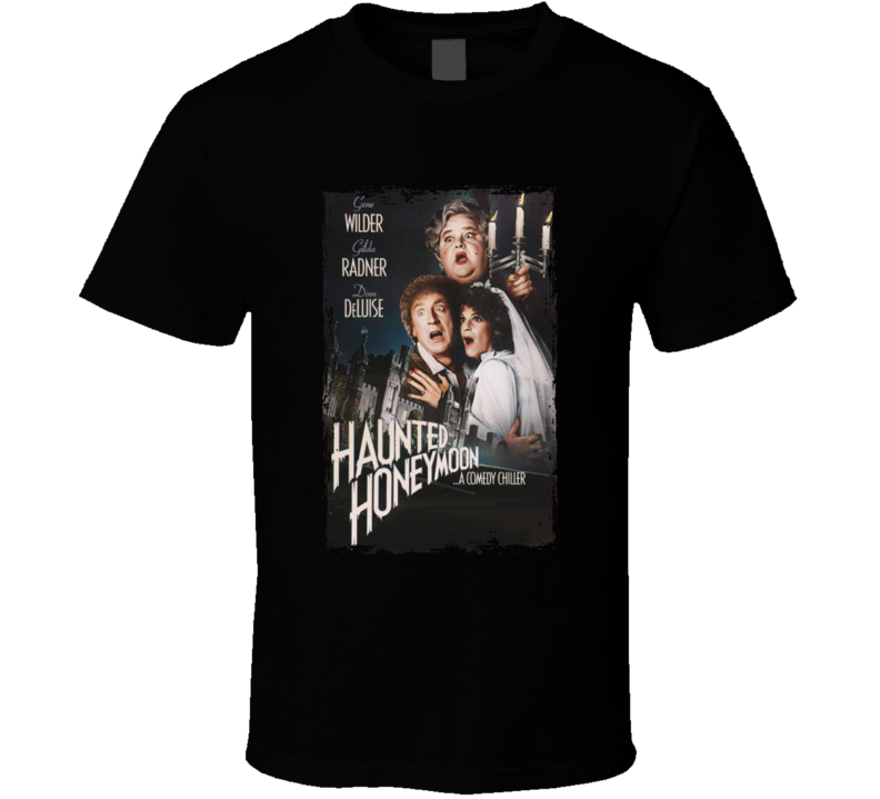 Haunted Honeymoon 80s Comedy Horror Movie  Fan T Shirt