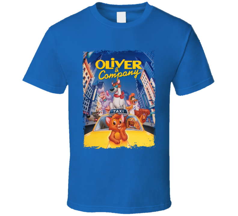 Oliver And Company 80s Animated Musical Family Movie T Shirt