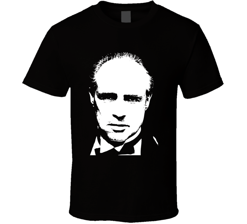 Marlon Brando The Godfather 70s Mobster Mafia Movie Fan T Shirt