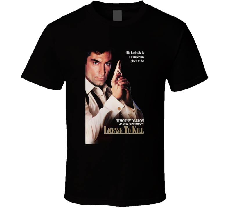 License To Kill 80s Action Adventure Movie T Shirt