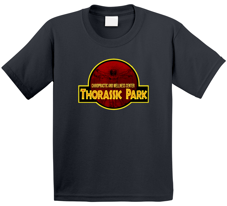 Thorassic Park Parody Chiropractor Funny T Shirt