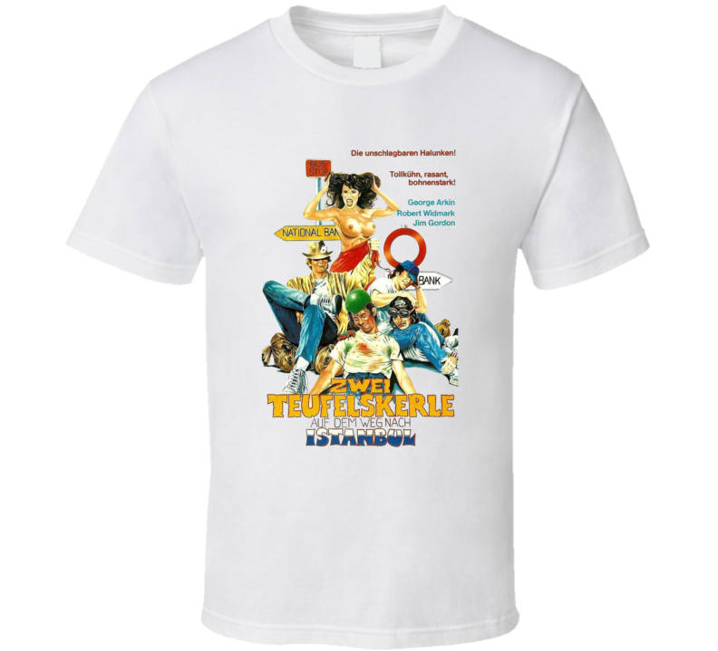 Zwei Teufelskerle 80s German Movie T Shirt