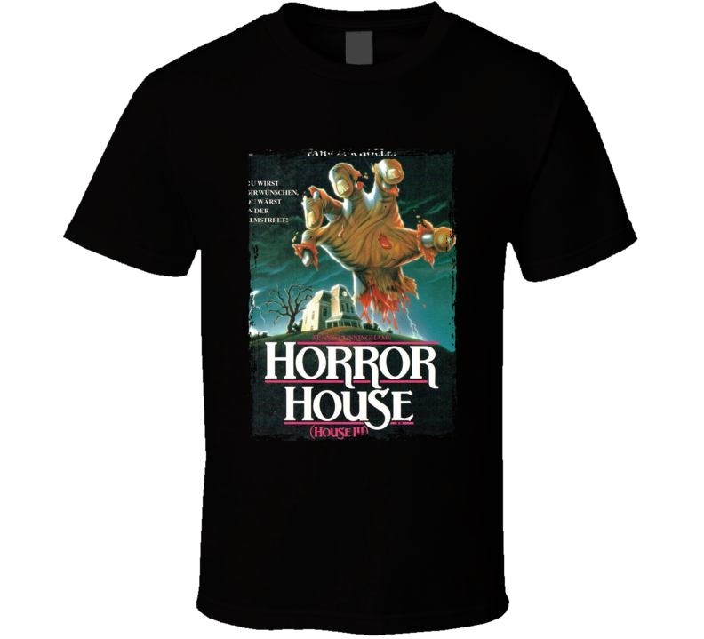 Horror House 80s Horror German Movie T Shirt