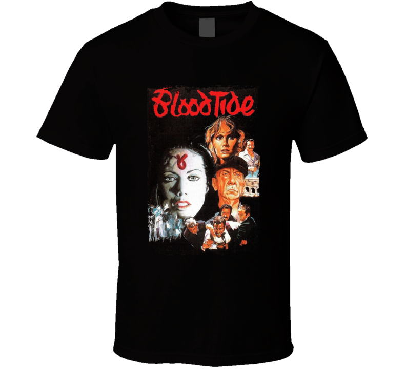 Blood Tide 80s Horror Movie T Shirt