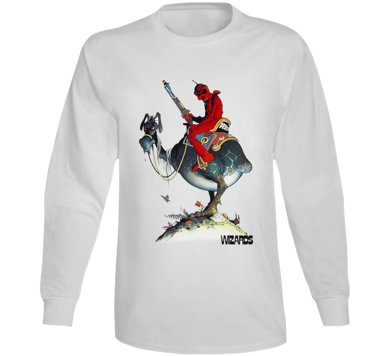 Wizards Ralph Bakshi Movie Cult Classic Fan Long Sleeve T Shirt