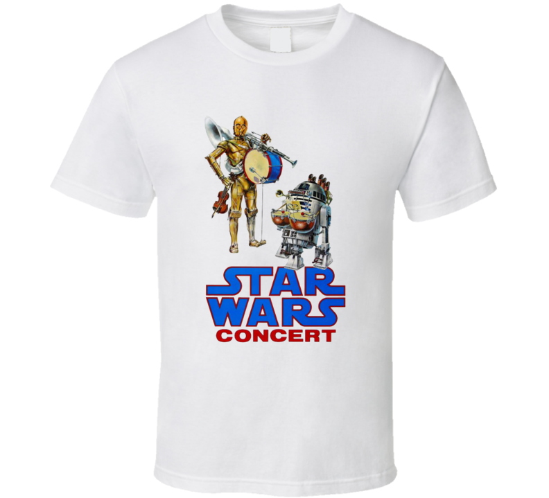 Star Wars Concert Series Poster Movie Fan T Shirt