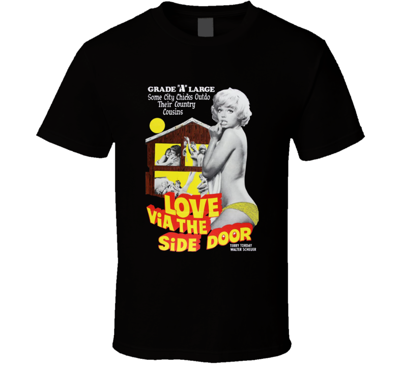 Love Via The Side Door 70s Sexploitation Movie T Shirt